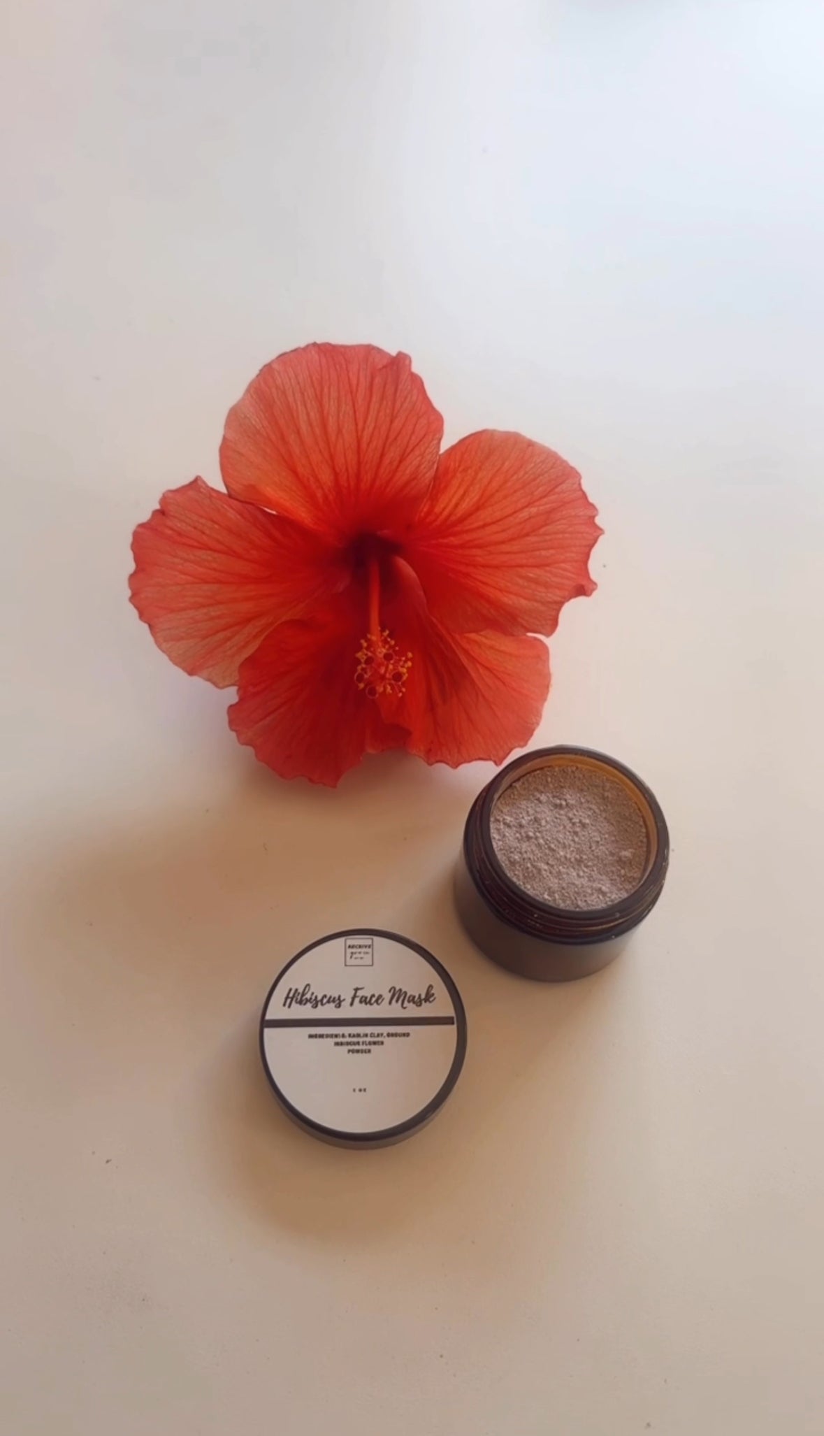 Anti Aging Hibiscus Face Mask