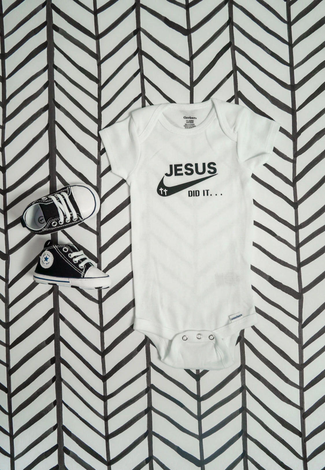 Jesus Did It Onesie