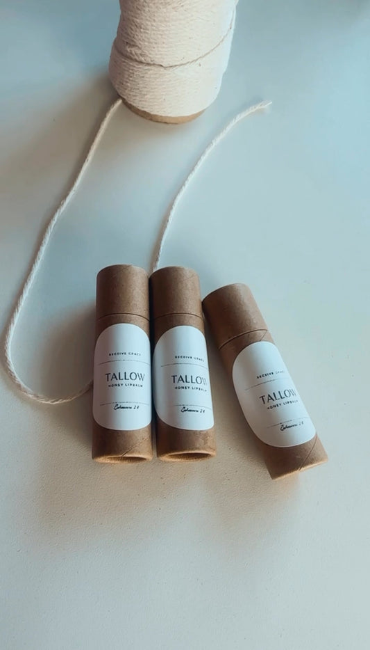 Tallow Honey Chapstick