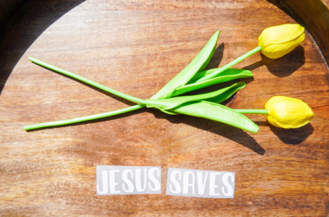 Jesus Saves Decal