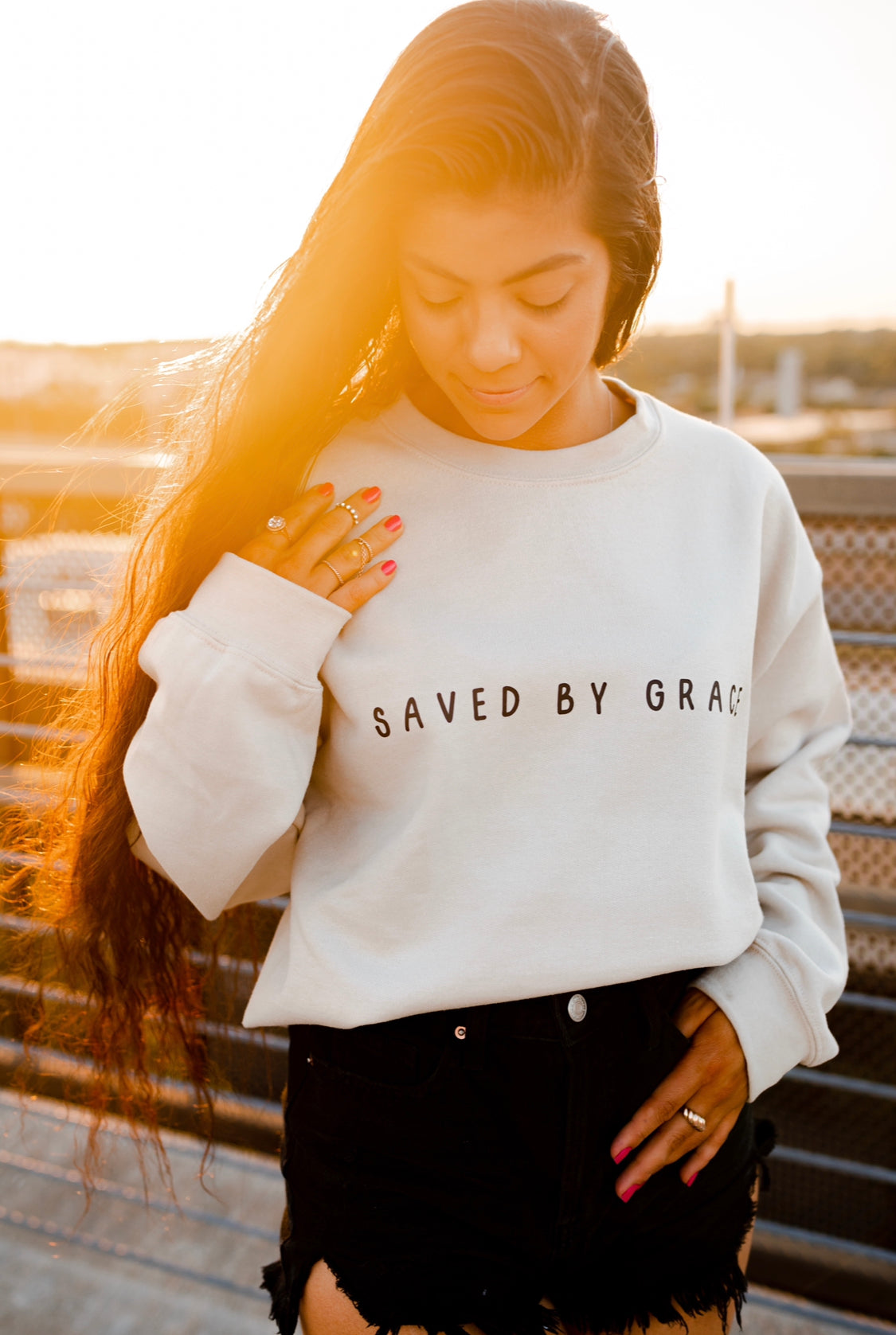 Saved By Grace Sweater