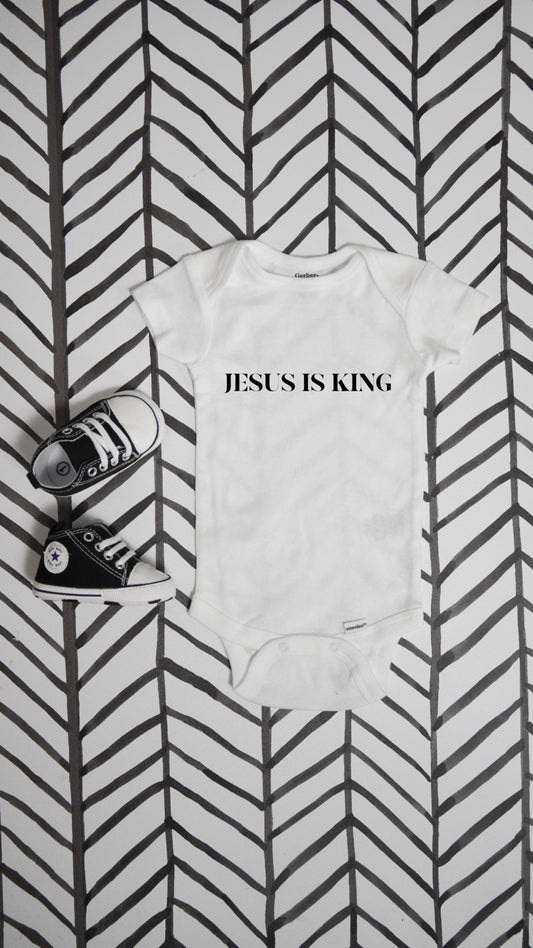 Jesus is King Onesie