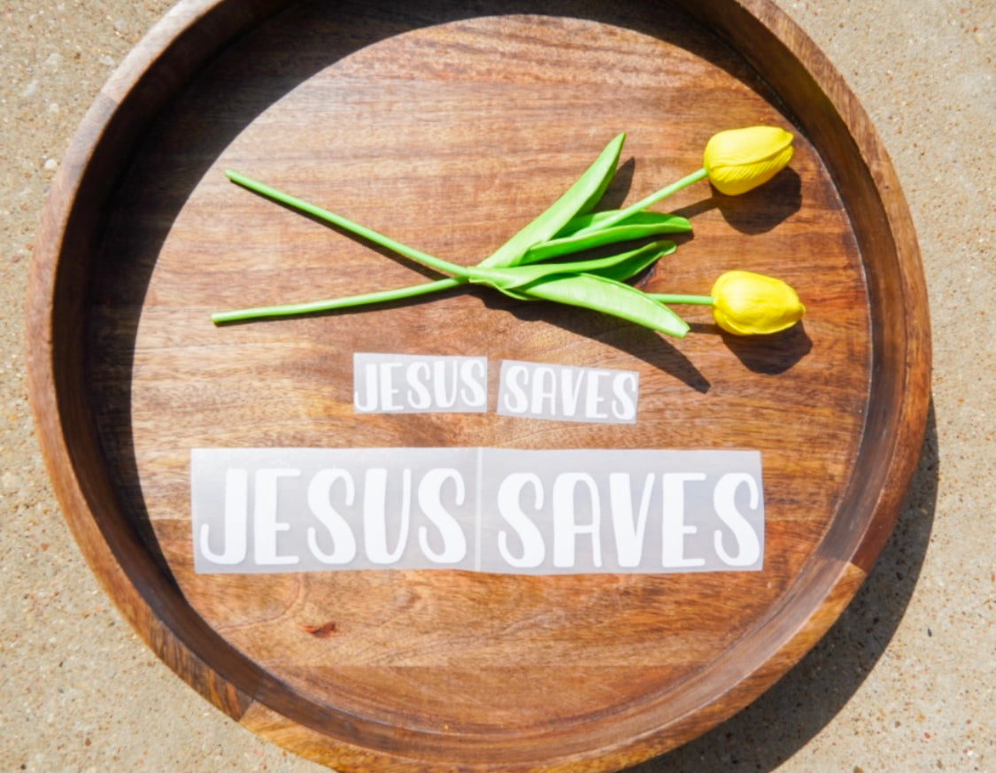 Jesus Saves Decal